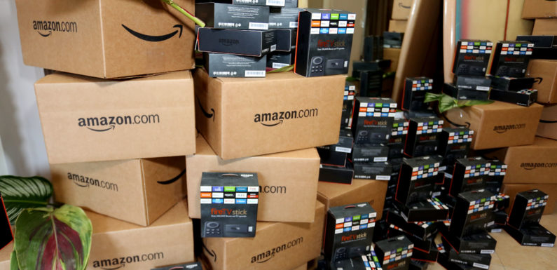 Record quarterly profit delivered by Amazon