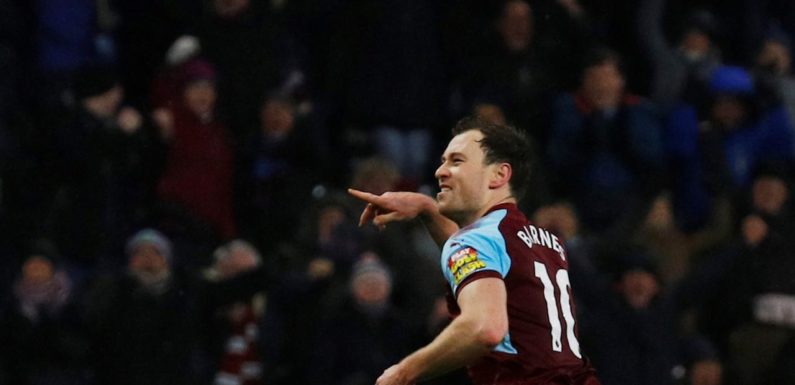 Late goal from Barnes secures 3 points for Burnley