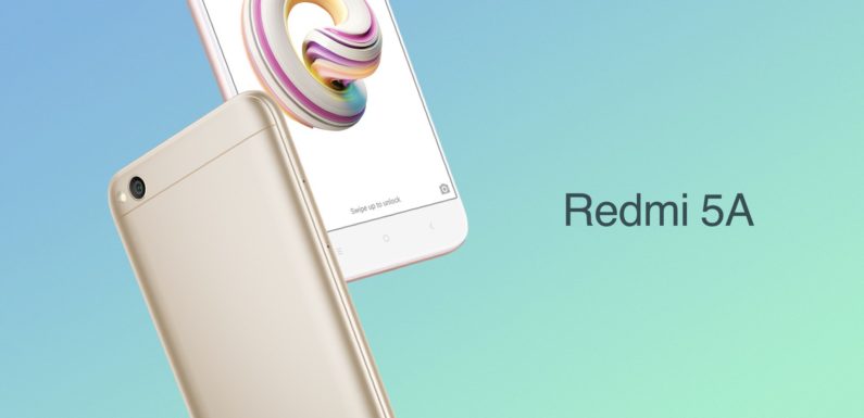 Xiaomi Redmi 5A launched in India