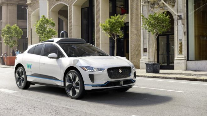 Jaguar’s self-driving car revealed in New York