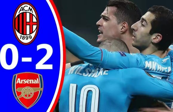 Arsenal favourites to go through after a firm display against AC Milan