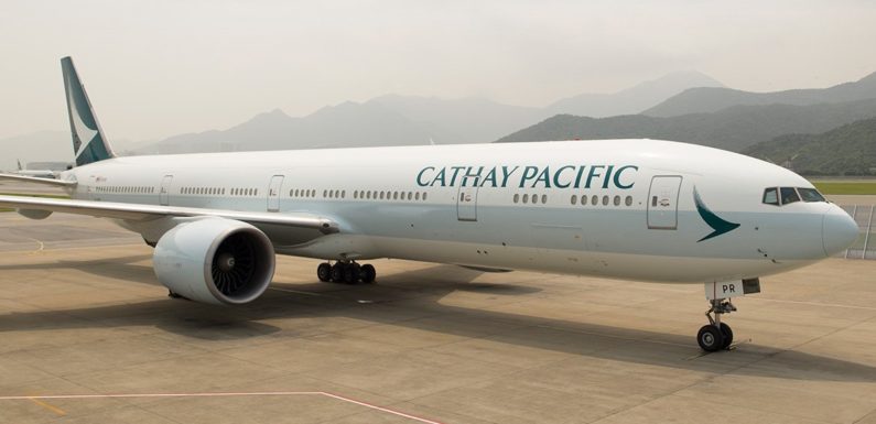 Cathay Pacific in its first back-to-back loss since 1946