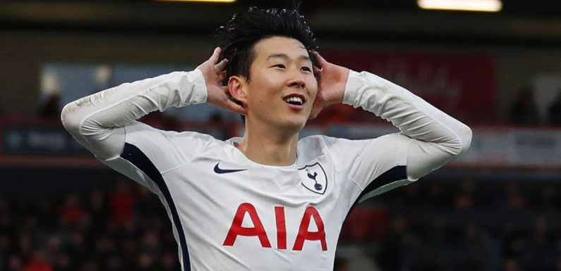 Son signs a new five year contract with the Spurs