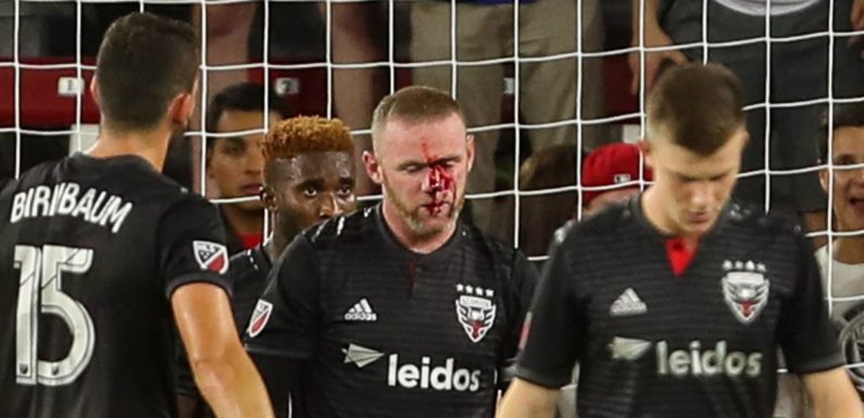Rooney scores his first goal for DC United, Breaks nose in win over Colorado Rapids