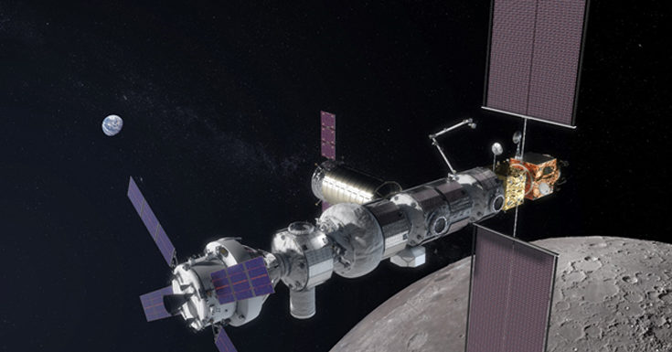 NASA Signs Contract with Maxar for Building Moon-Orbiting Space Station